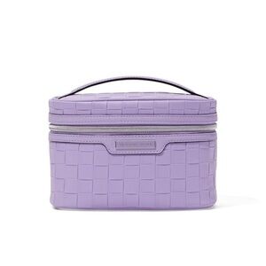 Victoria's Secret LTD Edition Mini Express Train Case LILAC Woven -